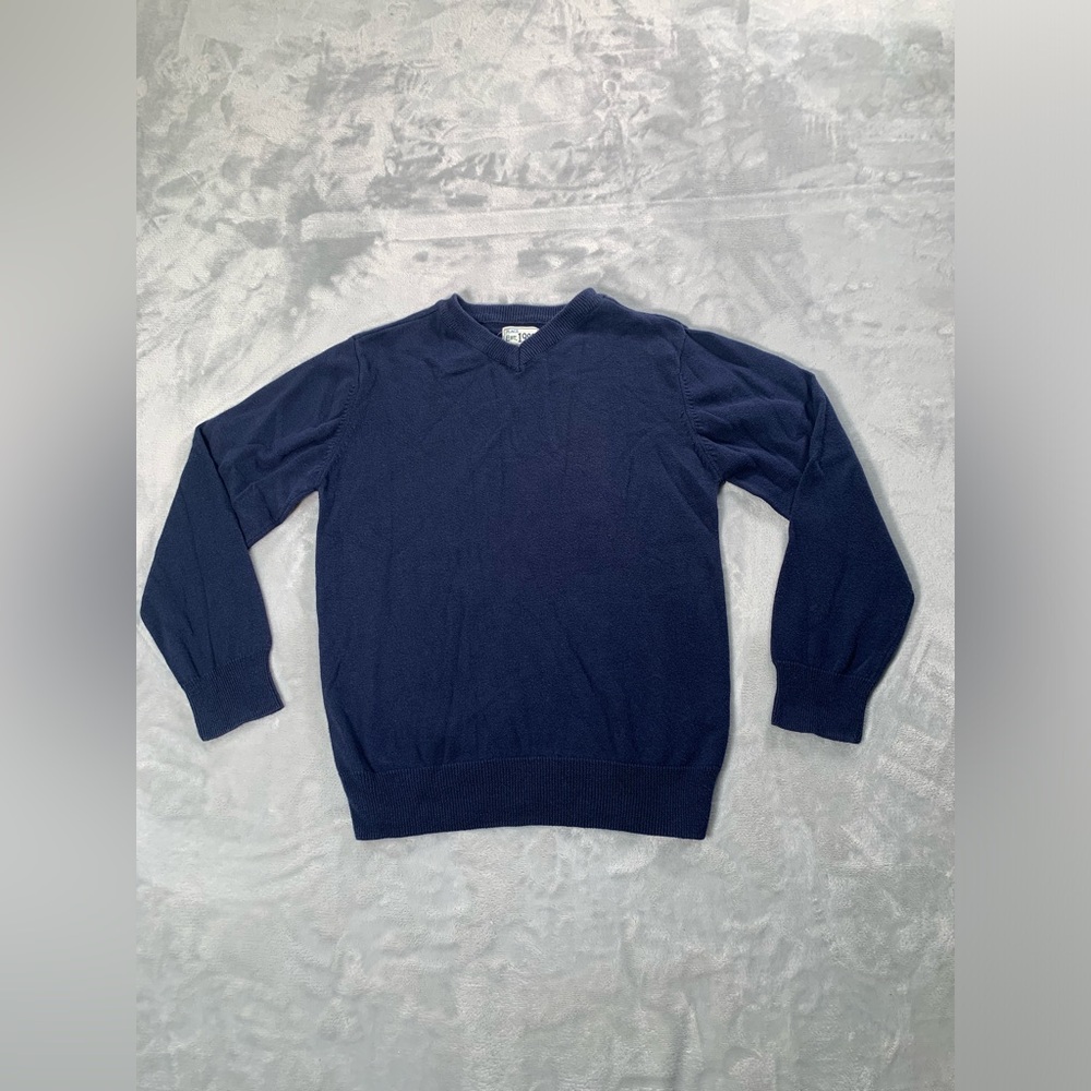 1989 Place Men's Deep Blue V-Neck Sweater